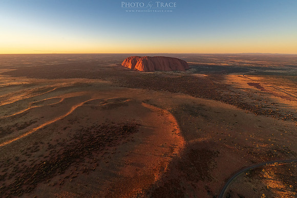 Uluru-AerialRockDunes