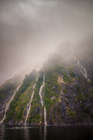 Fjord waterfalls